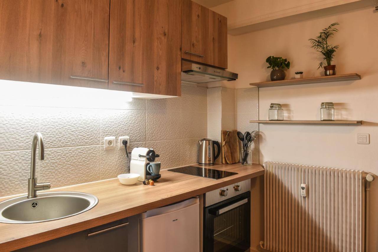 Lumineux - L'Authentique - Centre Apartment อาเกอโน ภายนอก รูปภาพ